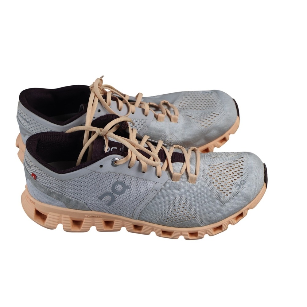 On Shoes Womens Size 9 Gray Running Sneakers CloudTec Cushioned Lightweight